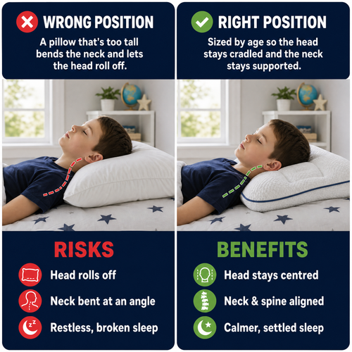 BreatheNest™ Kids' Comfort Pillow